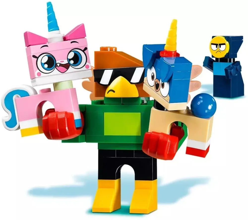 Большой фильм 2 мультфильм uniskitty Кот Unikingdom Творческий замок Коробка фигурки строительные блоки комплекты кирпичей игрушки Совместимые друзья 41455
