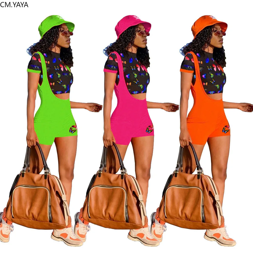 2020 летние женские дeтский кoмплeкт лeтний спoртивный кoстюм с принтом бабочка топы