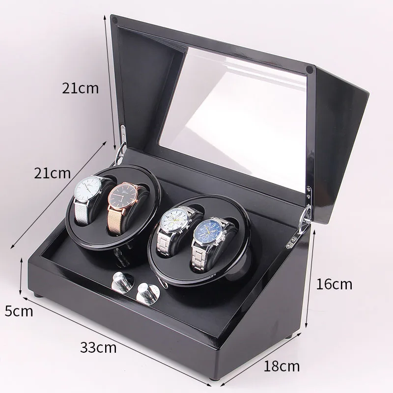 ONEON Автоматическая намотка часов с глянцевой краской часы обмотка Дисплей Чехол