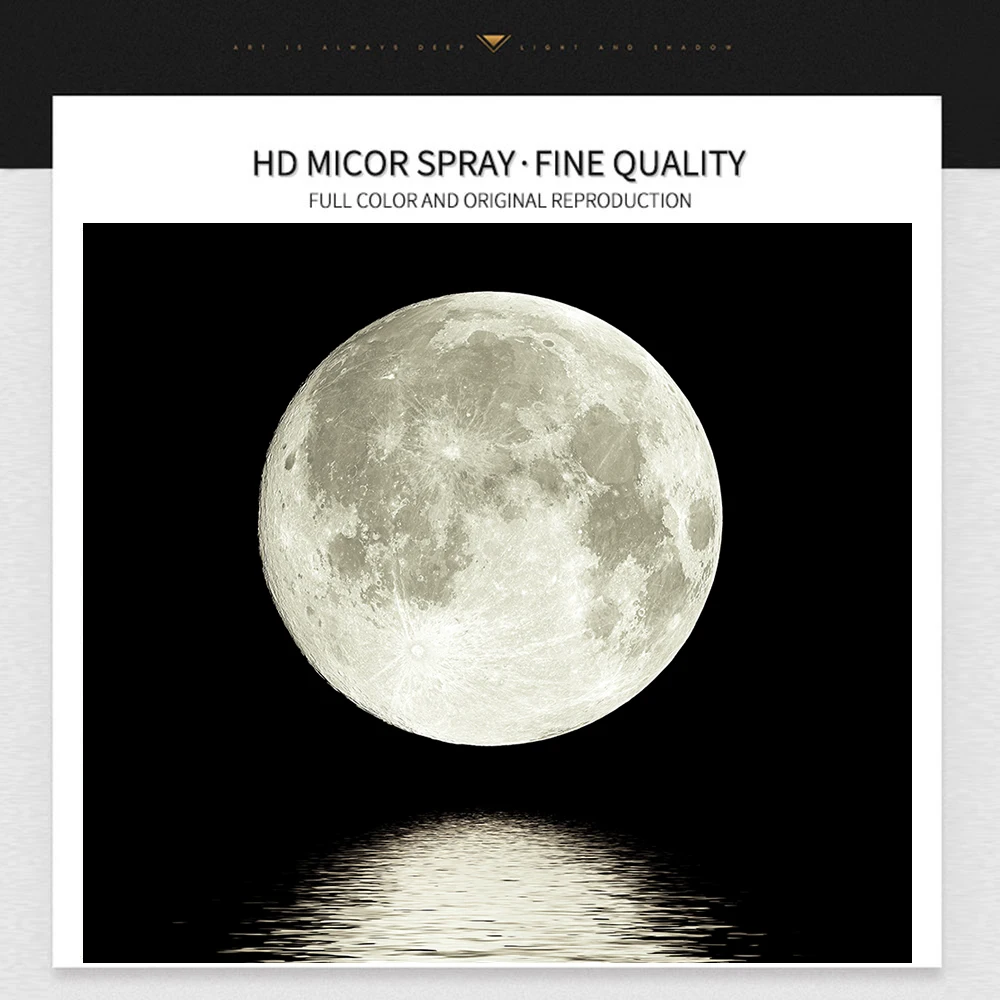 

Abstract Minimalist Black and White Canvas Wall Art Moon Phase Decor Posters & Prints Nordic Pictures Modern Painting