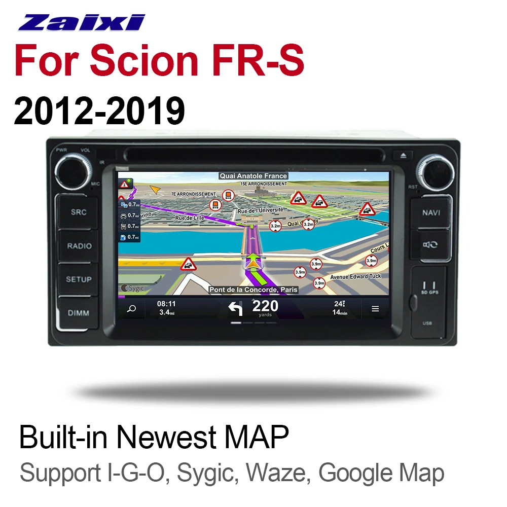 Для Scion FR-S 2012 ~ 2019 автомобильные аксессуары Android мультимедийный DVD-плеер GPS
