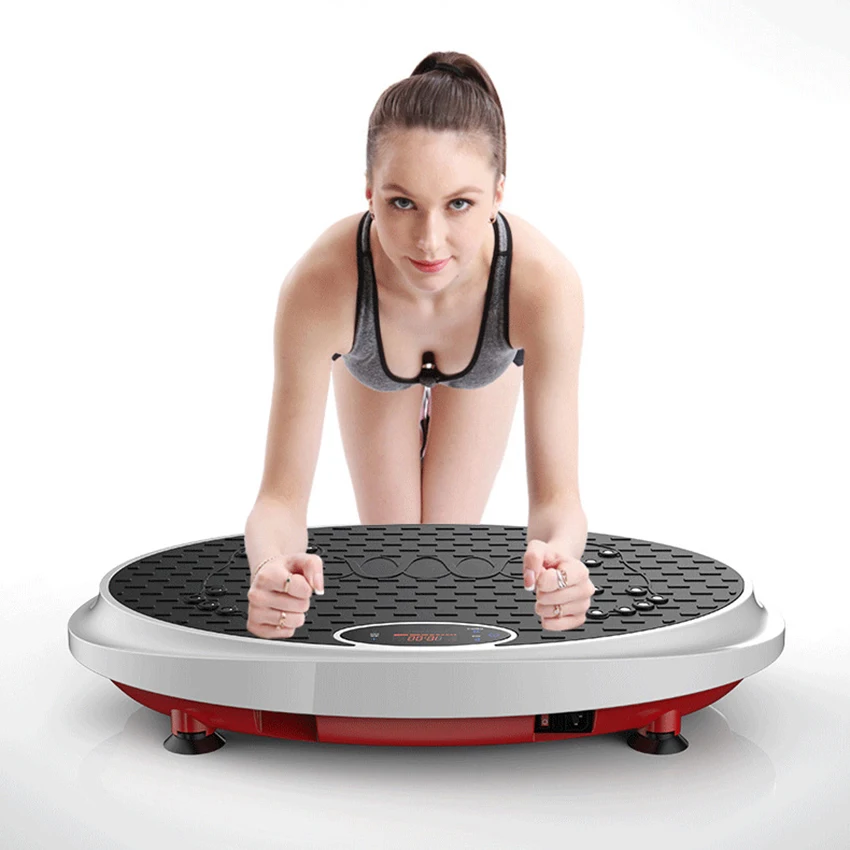 

AM9003 Fitness Vibration Machine Body Slimming Shaping Training Machine Muscle Trainer with Remote Control LED Display 200W 220V