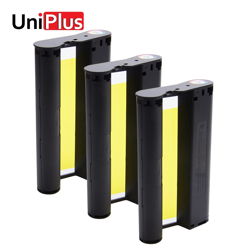 UniPlus 3 шт. чернильная бумага для печати Canon Selphy CP Series CP1200 CP1300 CP910 CP900 лента кассета