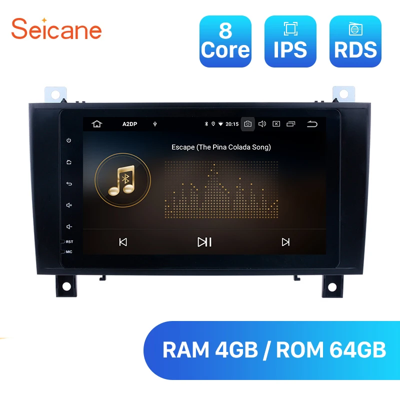 Автомагнитола Seicane Android 10 0 GPS стерео DSP для Mercedes SLK Class R171 SLK200 SLK280 SLK300 SLK55 2000-2011 |