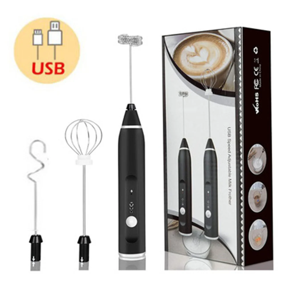 

Hand Held Mixer Whisk Beater Stainless Steel Mini Automatic Electric Cordless