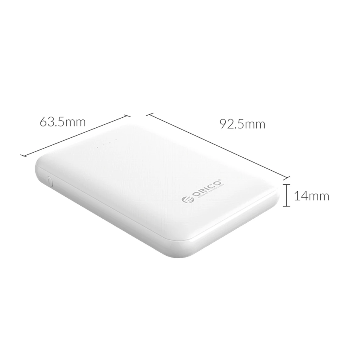 ORICO 5000 мАч Внешний аккумулятор Двойной USB портативный тонкий повербанк портативный внешний аккумулятор для iphone Xiaomi Мобильный телефон