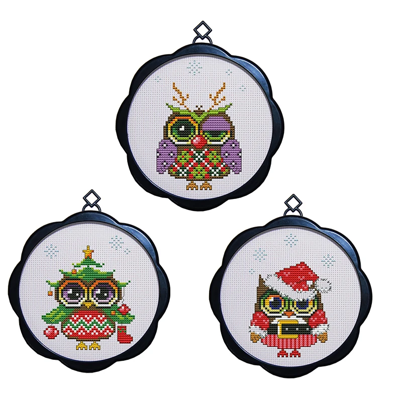 Картина с изображением милой Совы joy Sunday Набор для вышивки крестиком ручной