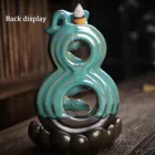 Ароматическая горелка Backflow, водопад, керамический держатель для благовоний, конусы, украшение для дома