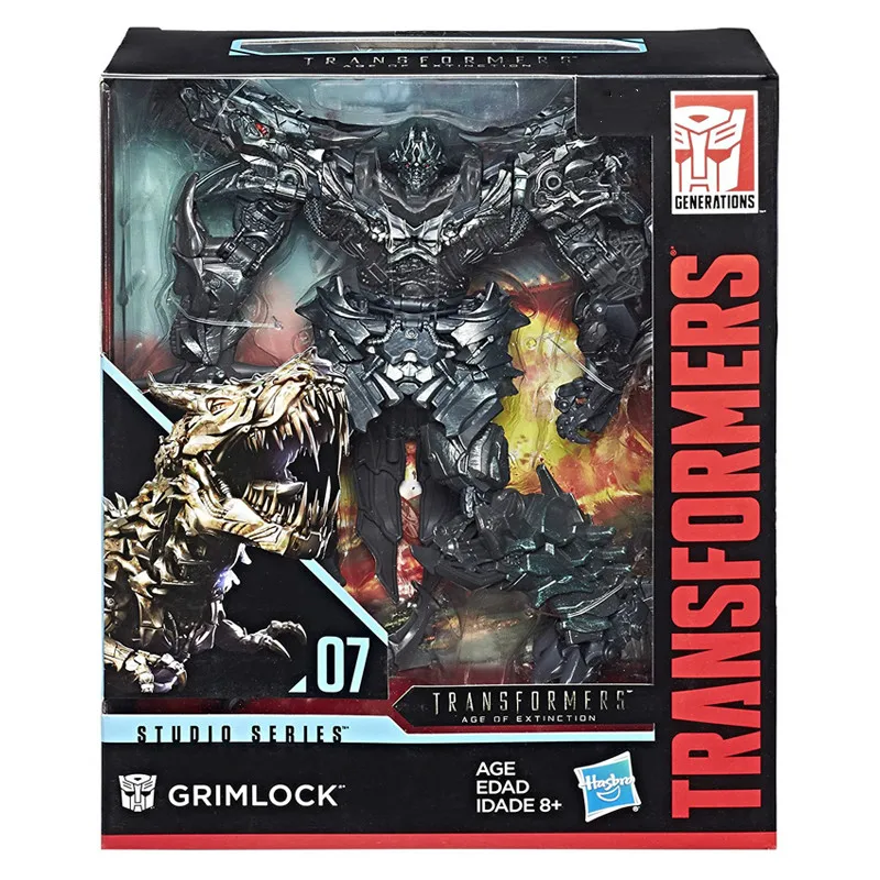 

Original Hasbro Transformers Studio Series 07 Leader Class Movie 4 Grimlock Action Figure Model Transformers Toys for children