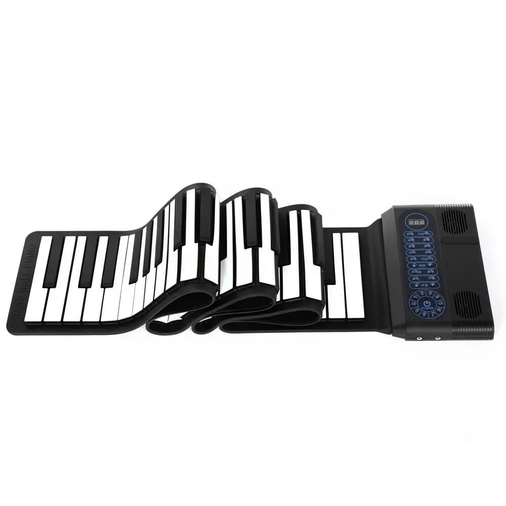 88 клавиш рулонного пианино встроенный двойной динамик и перезаряжаемая батарея