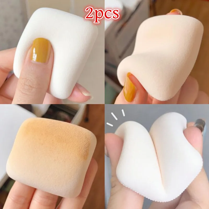 Губка для макияжа 2 шт. супермягкая Косметическая пуховка пудры воздушная