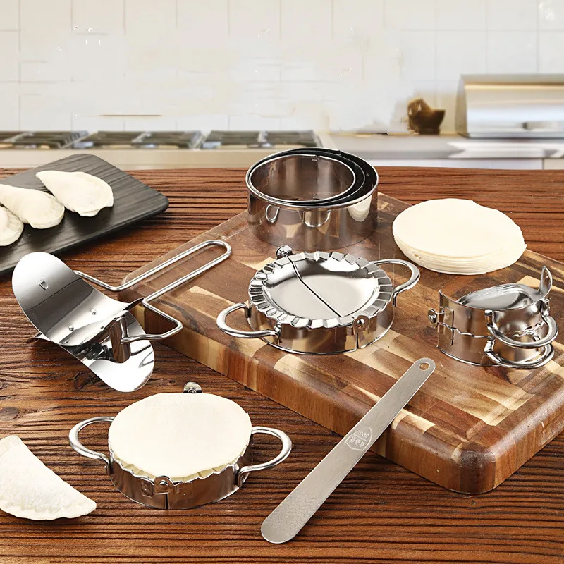

Stainless Steel Dumpling Molds Jiaozi Maker Device Dumplings Tool Ravioli Maker Mold For Dumplings Sculpt Kitchen Accessories