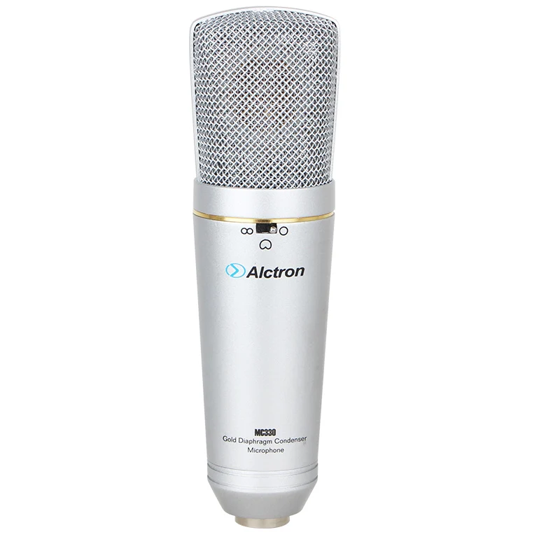Профессиональный Alctron MC330 PET конденсаторный микрофон конденсатор микрофон с записывающим устройством pro Студийный микрофон