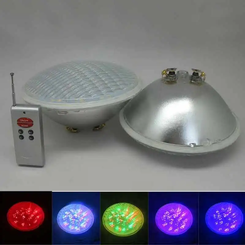 RGB Светодиодный PAR36 лампы 9W 900lm(60 Вт галогенная) Водонепроницаемый IP68 потолочные светильник лампочка par36 светодиодный лампы для пейзаж хорошо светильник, внедорожные транспортные средства - Испускаемый цвет: RGB