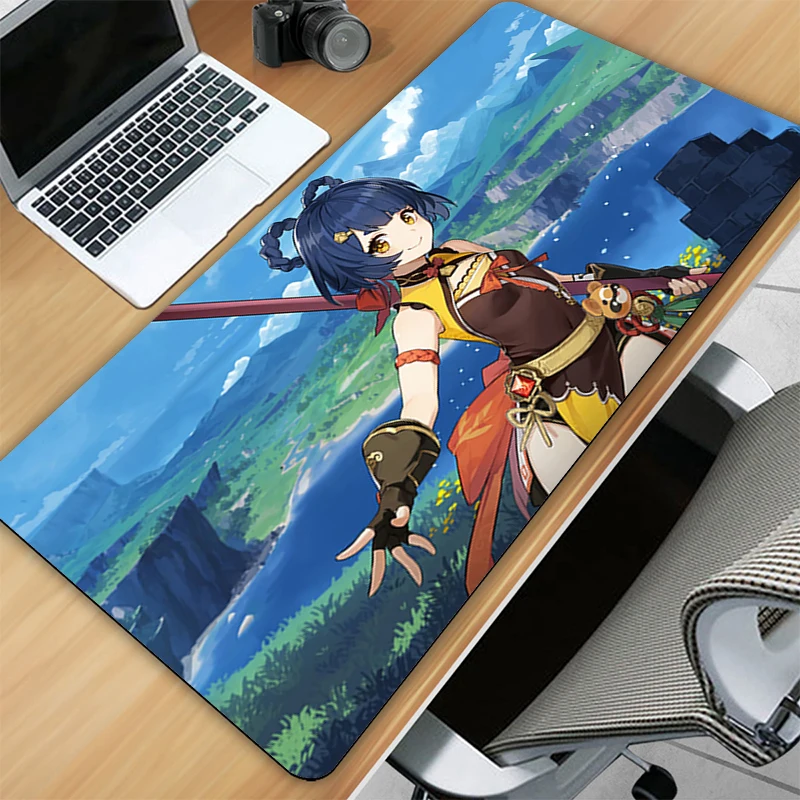

Mouse Mats Computer Pad Mousepad Company Custom Gaming Mause Manga Anime Mat Carpet Accessories Desk For Keyboard Genshin Impact