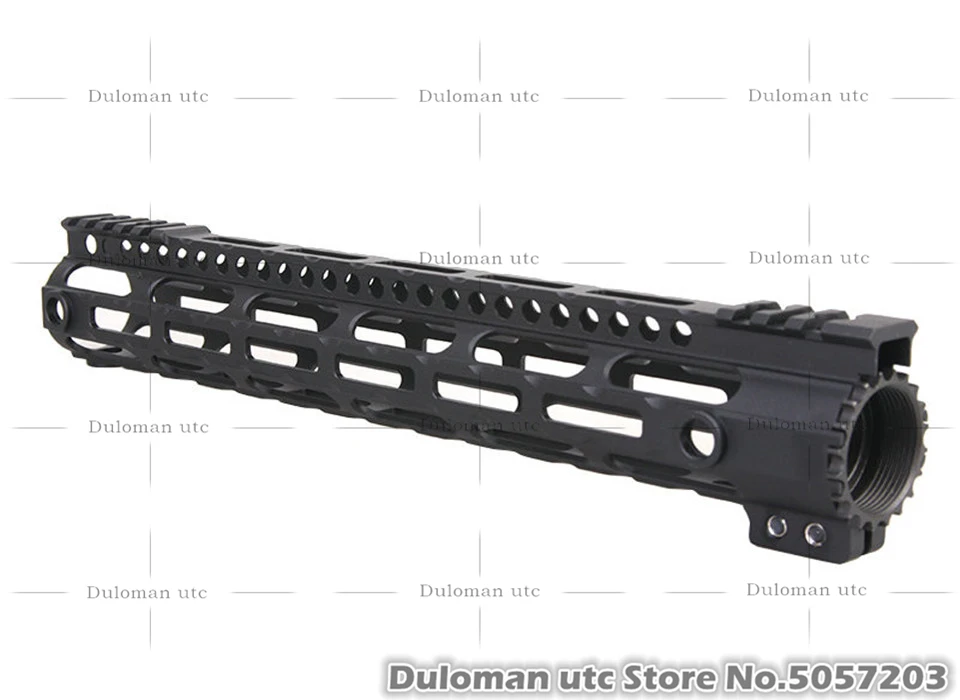 Duloman utc MI M-LOK ультра легкий свободный поплавок Handguard Тактический CNC 12,5 дюймов поручень для страйкбола AEG/GBB винтовки