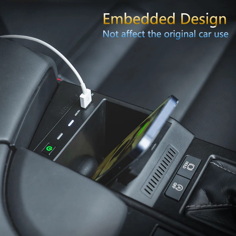 

For Lexus ES300H/200/260 Car Wireless Charger Phone Fast Charging Plate Holder 2018-2021 Car Charging Accessories