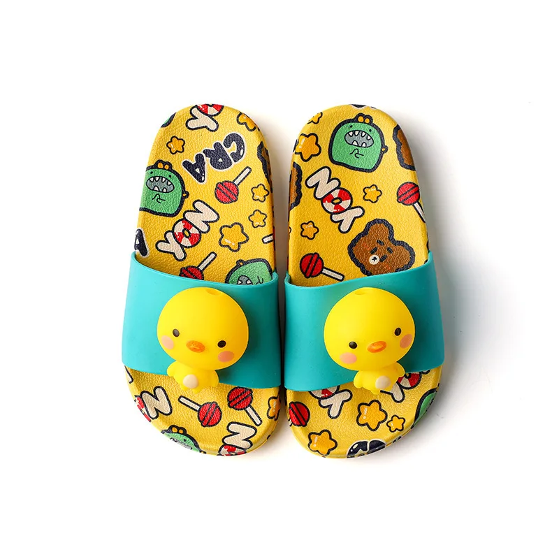 

New Summer Baby Children's Slippers Cartoon Rabbit Non-slip Wear-resistant Slippers Soft-soled Home Sandals