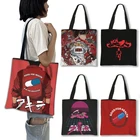Популярная мультяшная японская сумка Akira Neo-tokoyo с аниме-рисунком, женские повседневные вместительные дамские сумки через плечо, портативная пляжная сумка