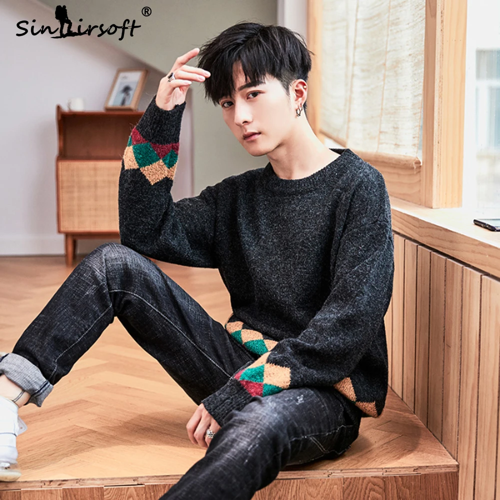 Новинка 2019 года Осенний модный Повседневный свитер в консервативном стиле с