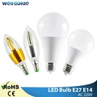 Светодиодный светильник E14 E27 светодиодный светильник 3 Вт 6 Вт 9 Вт 12 Вт 15 Вт 18 Вт 20 Вт светильник AC 220 В 240 В Белый lampara Алюминиевый Настольный светильник