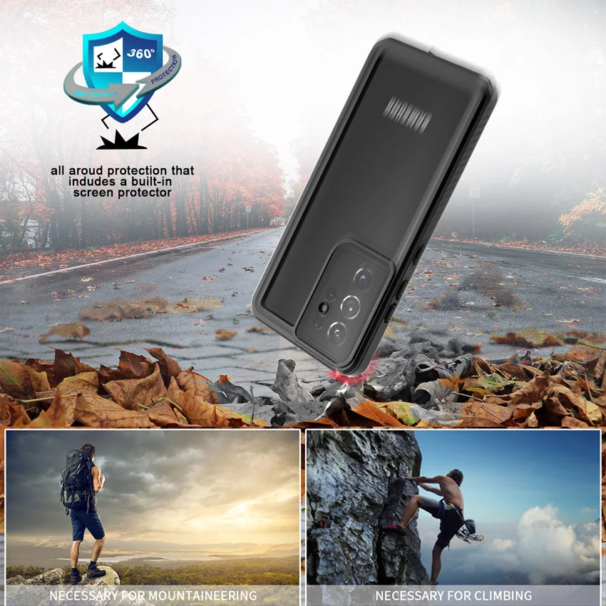 ip68 waterproof case for samsung galaxy s22 s21 ultra fe s20 plus s10 s9 s8 note 20 ultra note10 a51 a52 diving swim cover free global shipping