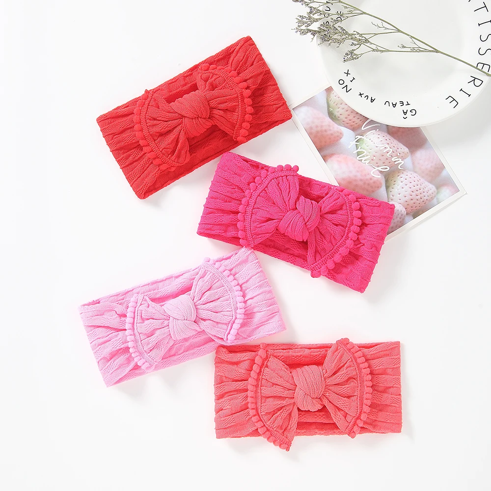 

Повязка на голову с вафельным вязаным узлом, 15 шт./лот, Классическая повязка на голову с узлом бант из нейлона, широкая нейлоновая повязка на ...