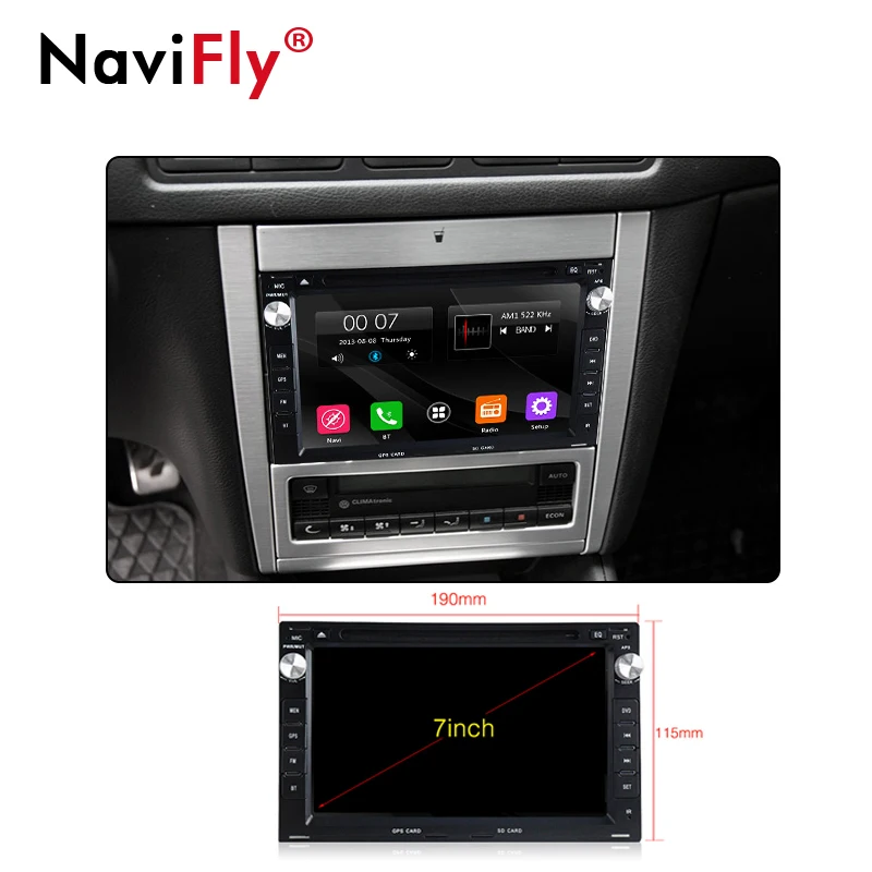 2din 7 дюймов Автомобильный DVD для VW Golf4 T4 Passat B5 Sharan мультимедийный плеер с gps