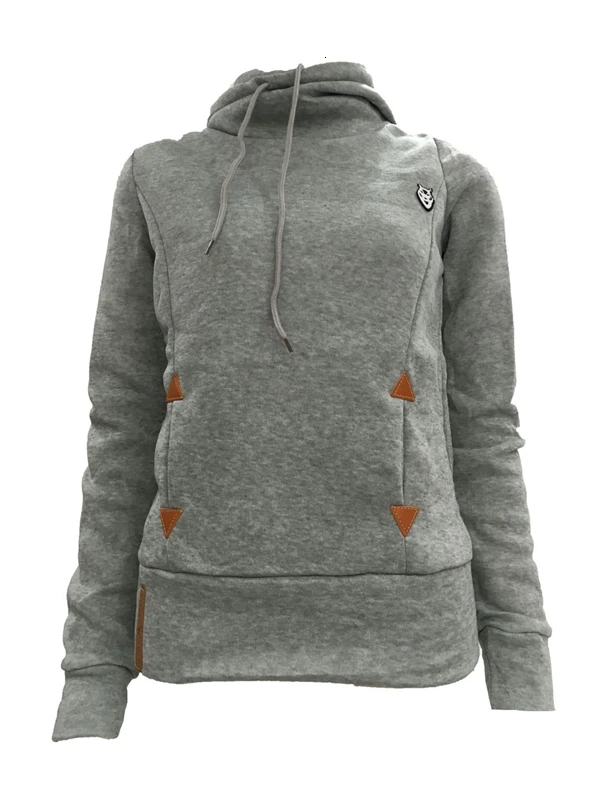 

Women Scarf Collar Hoodies S-5XL Long Sleeve Embroidered Thick Autumn Winter Warm Sweatshirt Casual Coat Pullover Moletom Rz*