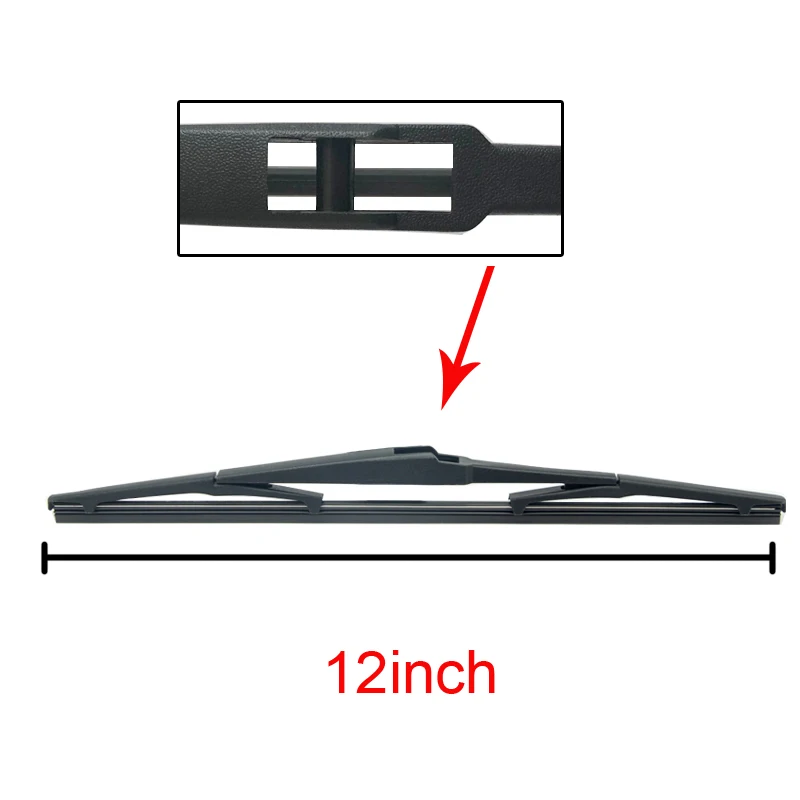 MIDOON Wiper Front& Rear Wiper Blades Set For Mazda 5 Premacy MK2 MK3 MPV 2005- Windshield Windscreen 26"16"12"