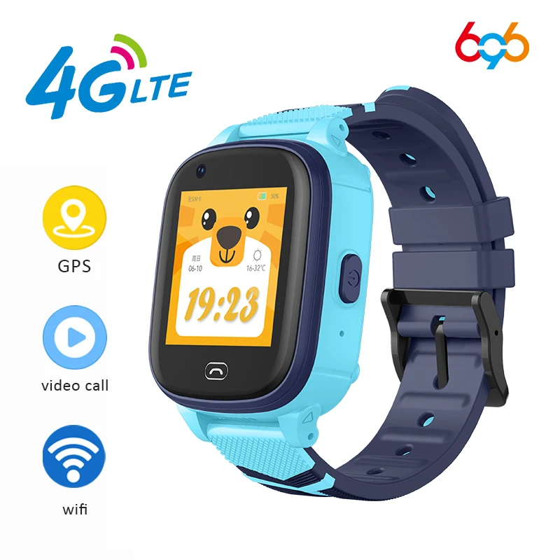 696 A60 4G Smart Детские WI FI часы фитнес браслет с gps подключение Водонепроницаемый для
