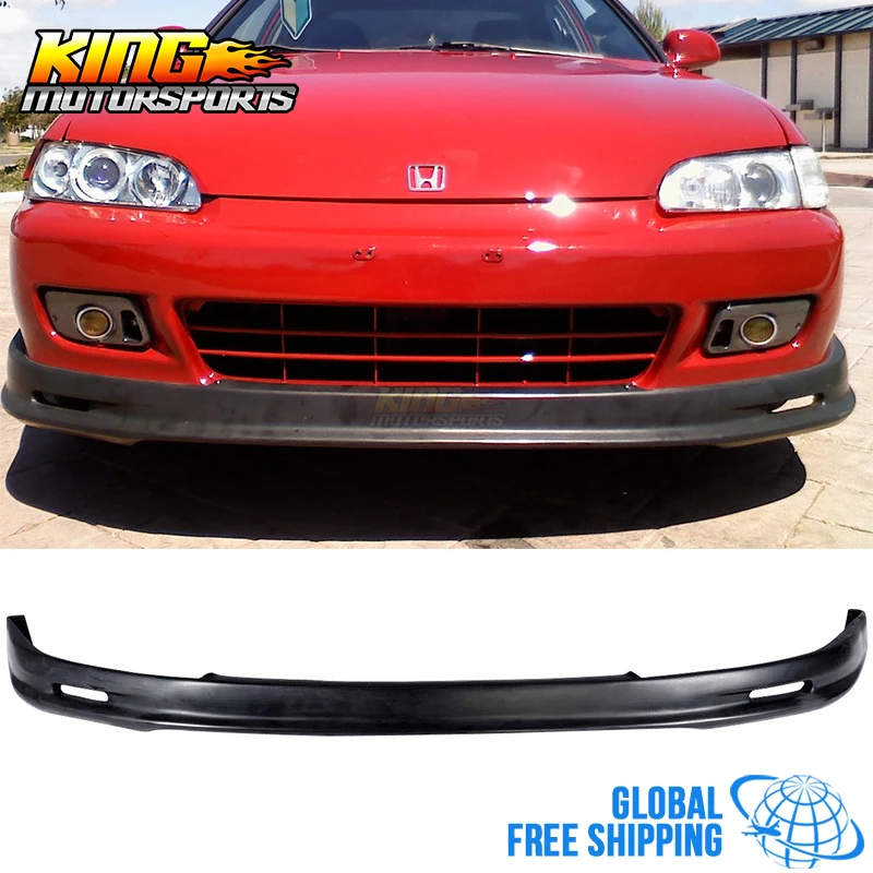 Подходит 92 95 HONDA CIVIC EG хэтчбек купе 2DR 3DR MUGEN стиль передний бампер спойлер