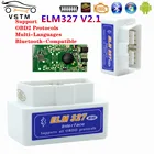 2021 новейший OBD Mini ELM327 Bluetooth V2.1 OBD2 автомобильный диагностический инструмент OBDII протокол Bluetooth для AndroidSymbian