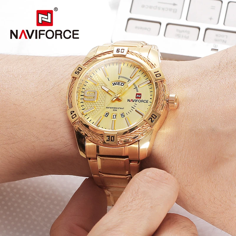 Fashion Quartz Classic Watches For Men Waterproof Business Steel Band Clock Man 3