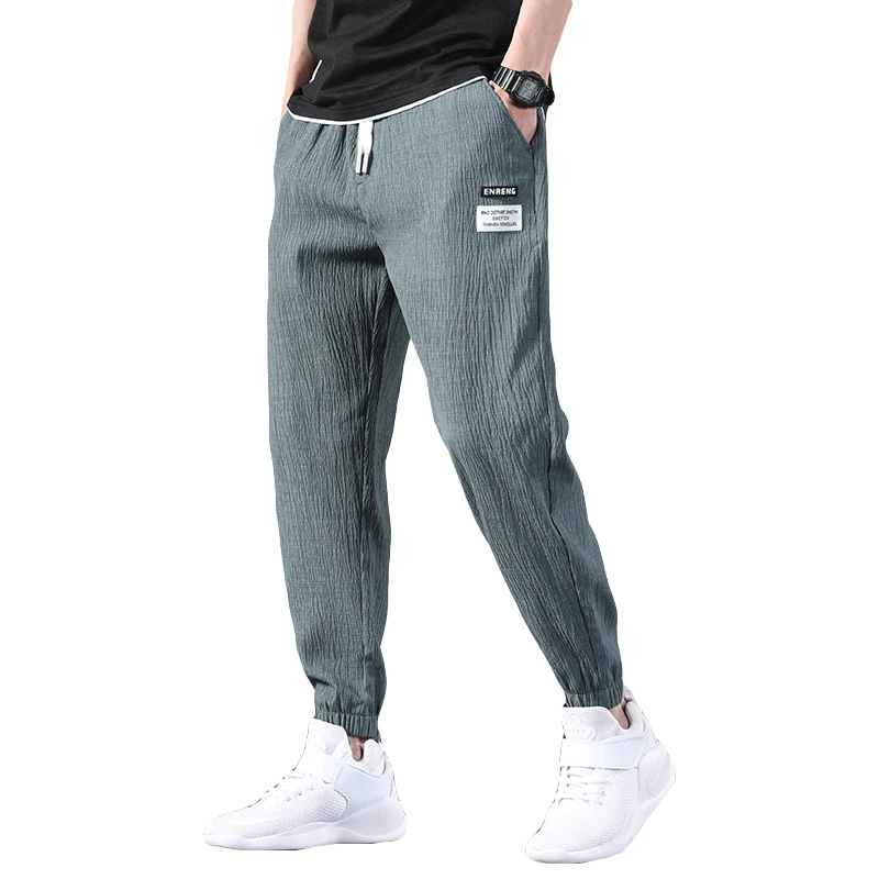 

Big 3XL Men Casual New Solid Sweatpants Mens Hip Hop Casual Harem Pants Streetwear Male Trousers /Quick-drying long pants