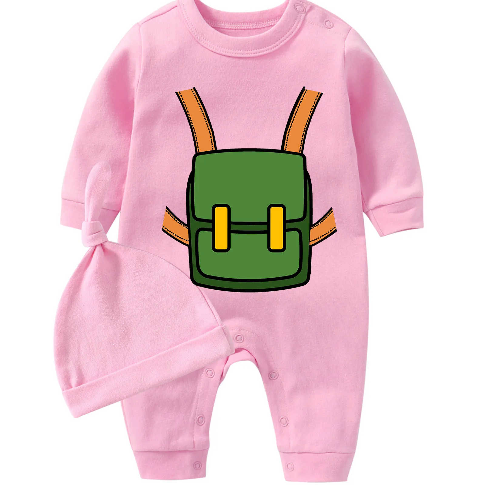 

Детские хлопковые комбинезоны YSCULBUTOL, маленькие школьные сумки, Мужская/женская детская одежда, различные цвета