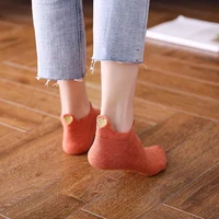 new 4 pairs fashion socks woman spring ankle girls cotton color novelty women cute heart casual funny sock autumn designer pack