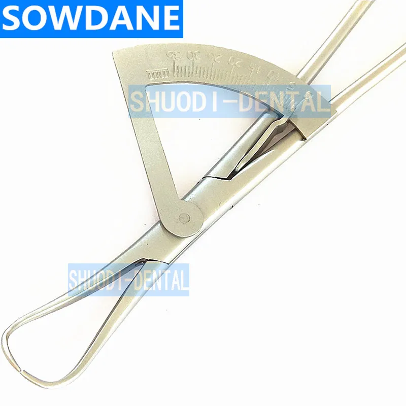 1 piece Caliper 22 шт./компл. Высокое качество Стоматологическая посадки комплект набор для зубного импланта для инструментов из нержавеющей стали стоматолог хирургический инструмент с полотенце с отверстием - Цвет: 1 piece Caliper