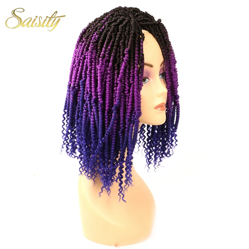 Saisity синтетические волосы Nubian Twist Crotchet Passion Пружинные закрученные Заплетенные для