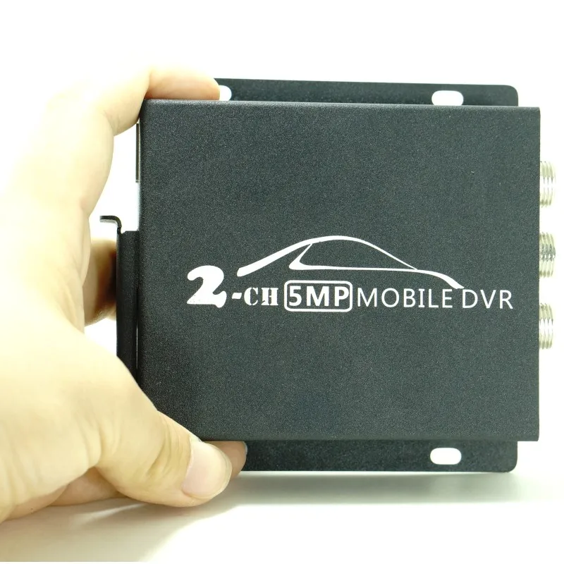 2 канальный мини видеорегистратор DVR с поддержкой CVBS/AHD 5.0mp/dual SD карт HD 1080P