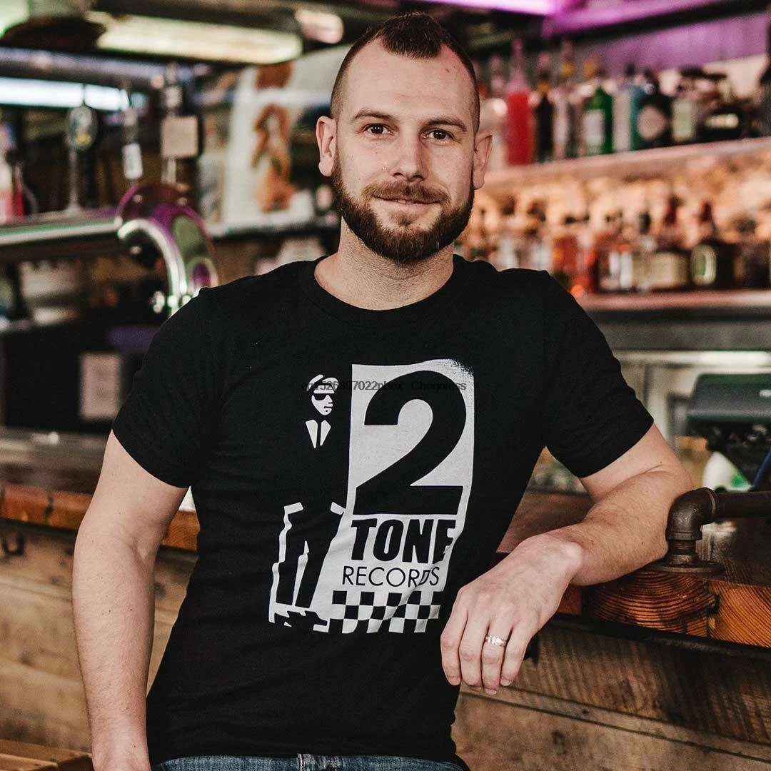 Футболка унисекс с коротким рукавом 2 тона музыкальные футболки в стиле ретро|Мужские футболки| |