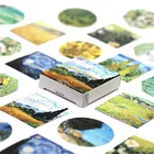 1 шт. Kawaii встречи Ван Гог Блокнот пледы и линий Примечание липкие Бумага канцелярские нежный наклейки Наклейка-закладка