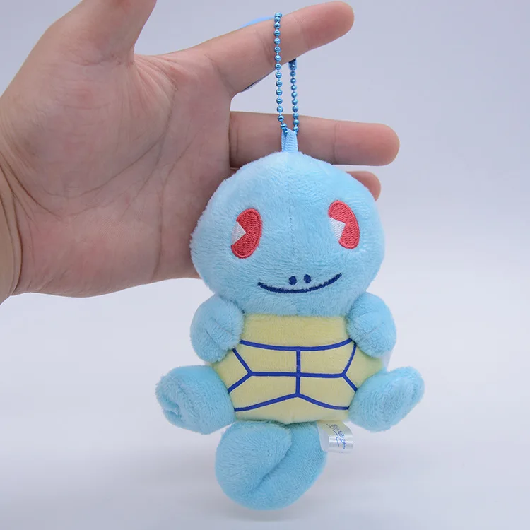 

new cute set 11cm plush high quality Totodile Squirtle Mudkip penguin Pendant soft birthday Halloween Christmas Gift for kid