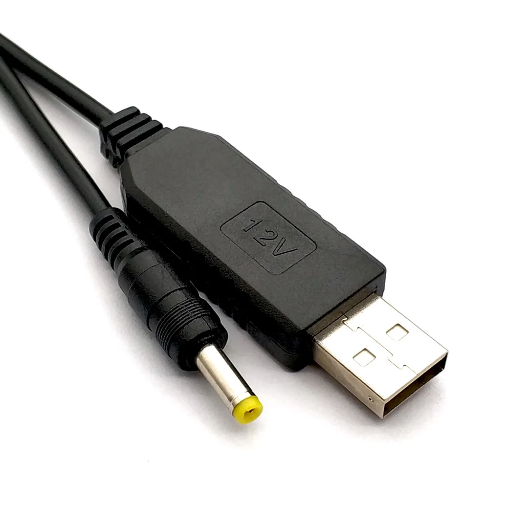 USB силовой повышающий кабель постоянного тока от 5 в до 12 В Повышающий Модуль