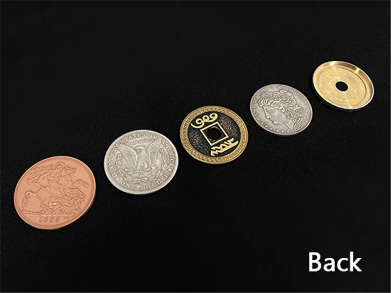 Copper Silver Brass (CSB) Magic Tricks Coin Appear Vanish Magia Magician Close Up Illusions Gimmick Props Mentalism Fun Easy | Игрушки и