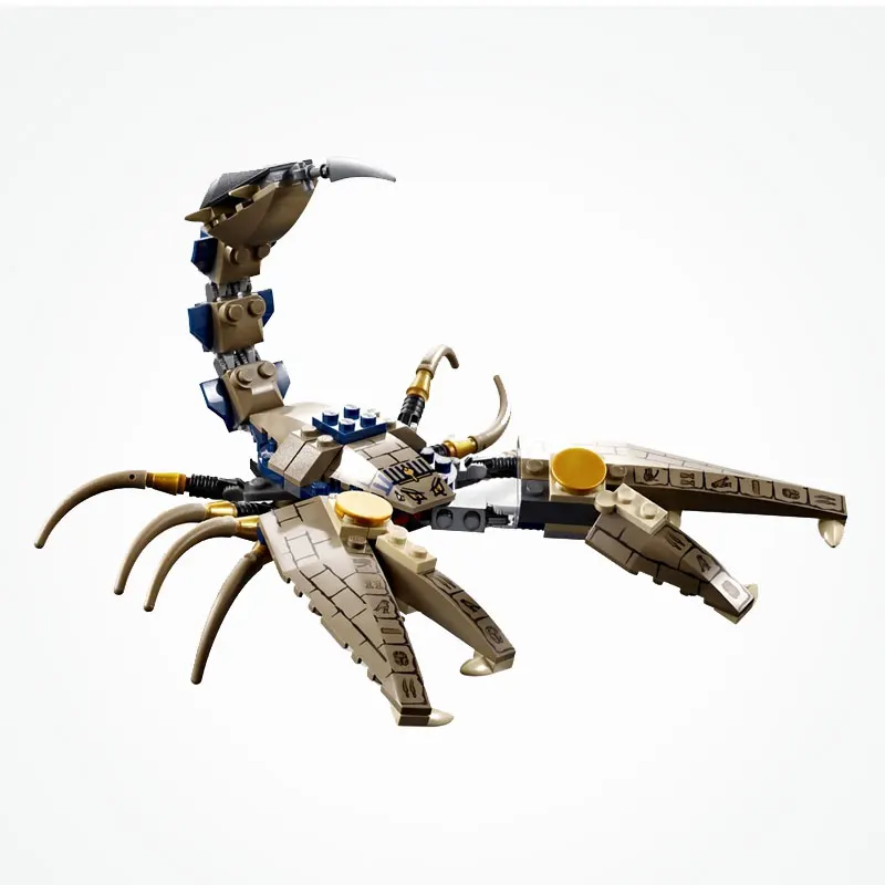 Совместимая серия Technic, египетский фараон, пирамида скорпиона, супер 822 шт., строительные блоки, детские игрушки с фигурками