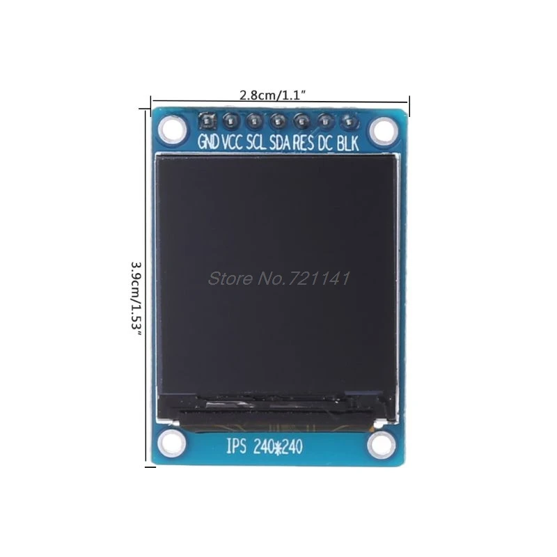 1," ips жидкокристаллический Дисплей TFT HD Экран дисплея 240*240 SPI Serial RGB Экран доска; Прямая поставка