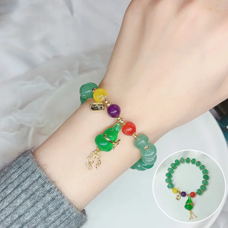 Натуральный агат красочный драгоценный камень передача благословение Тыква