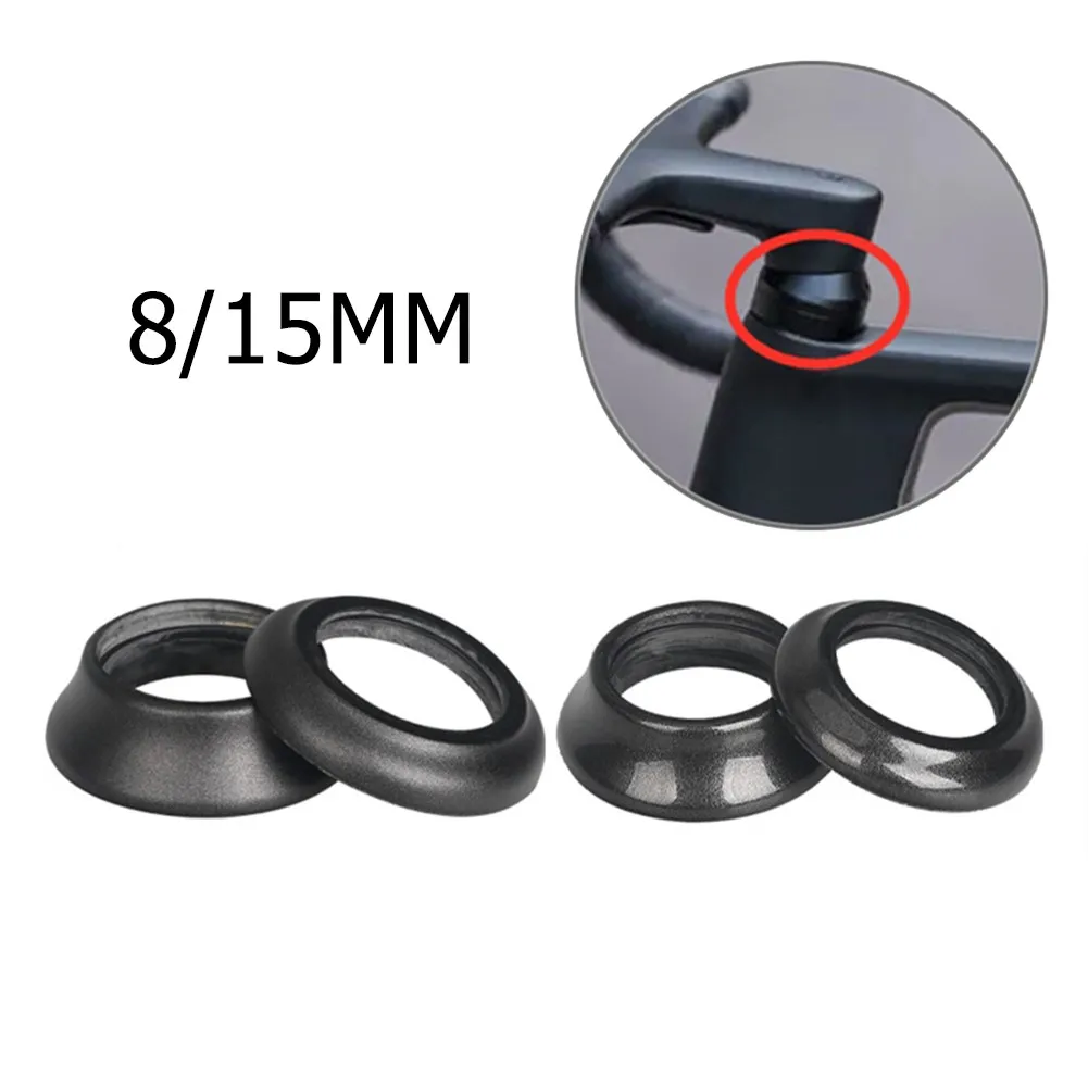 

1-1/8\" Carbon Fiber Bicycle Headset Spacer Gloss/Matte Cycling Bike Steerer Tube Conical Washers Accessories For 28.6mm Fork