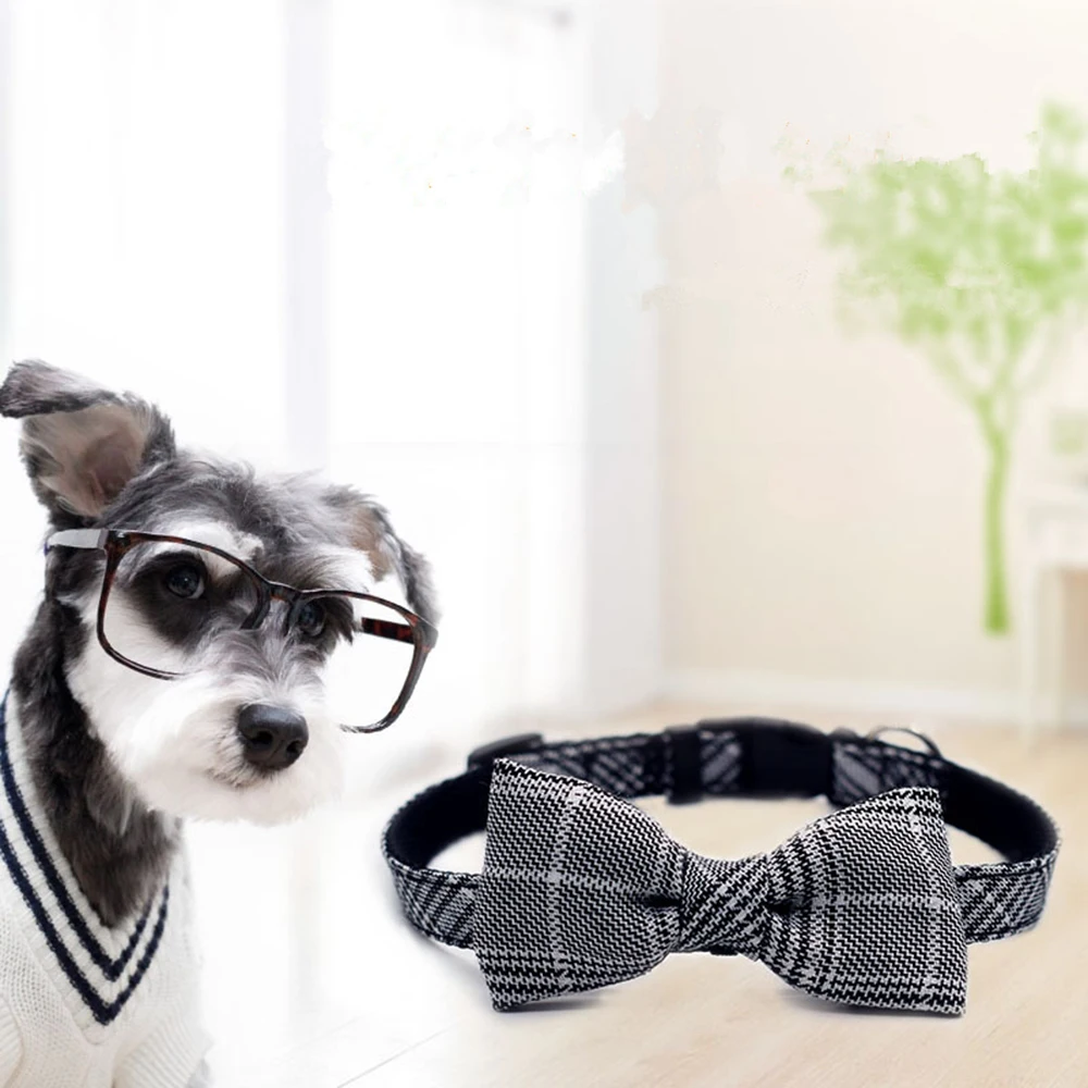 Клетка ошейник с бантом съемный регулируемый галстук бабочка воротник мягкая